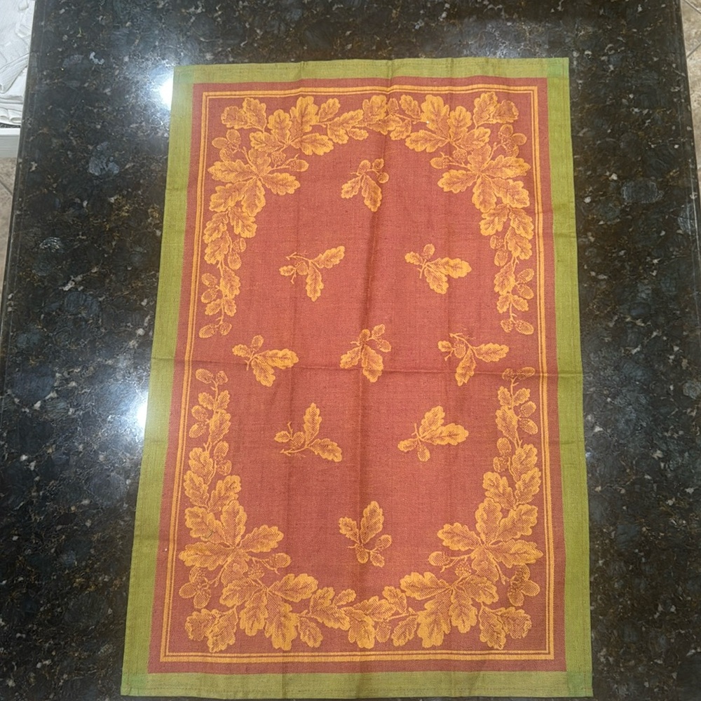 Williams Sonoma Woven Cotton/Linen Kitchen Towel New!